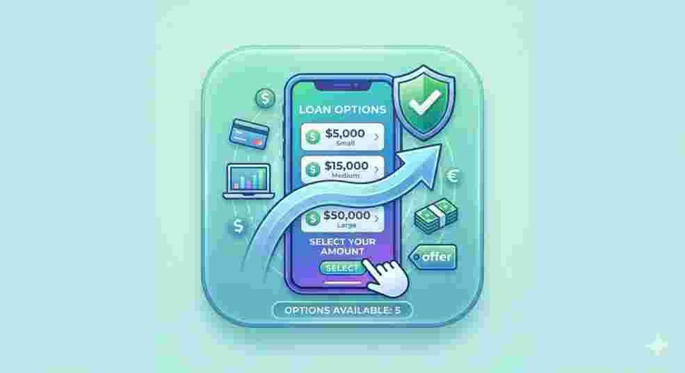 Multiple loan amount options