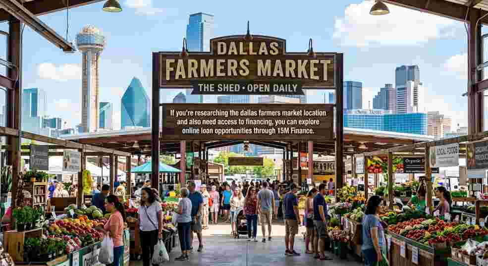 online loans near dallas farmers market location